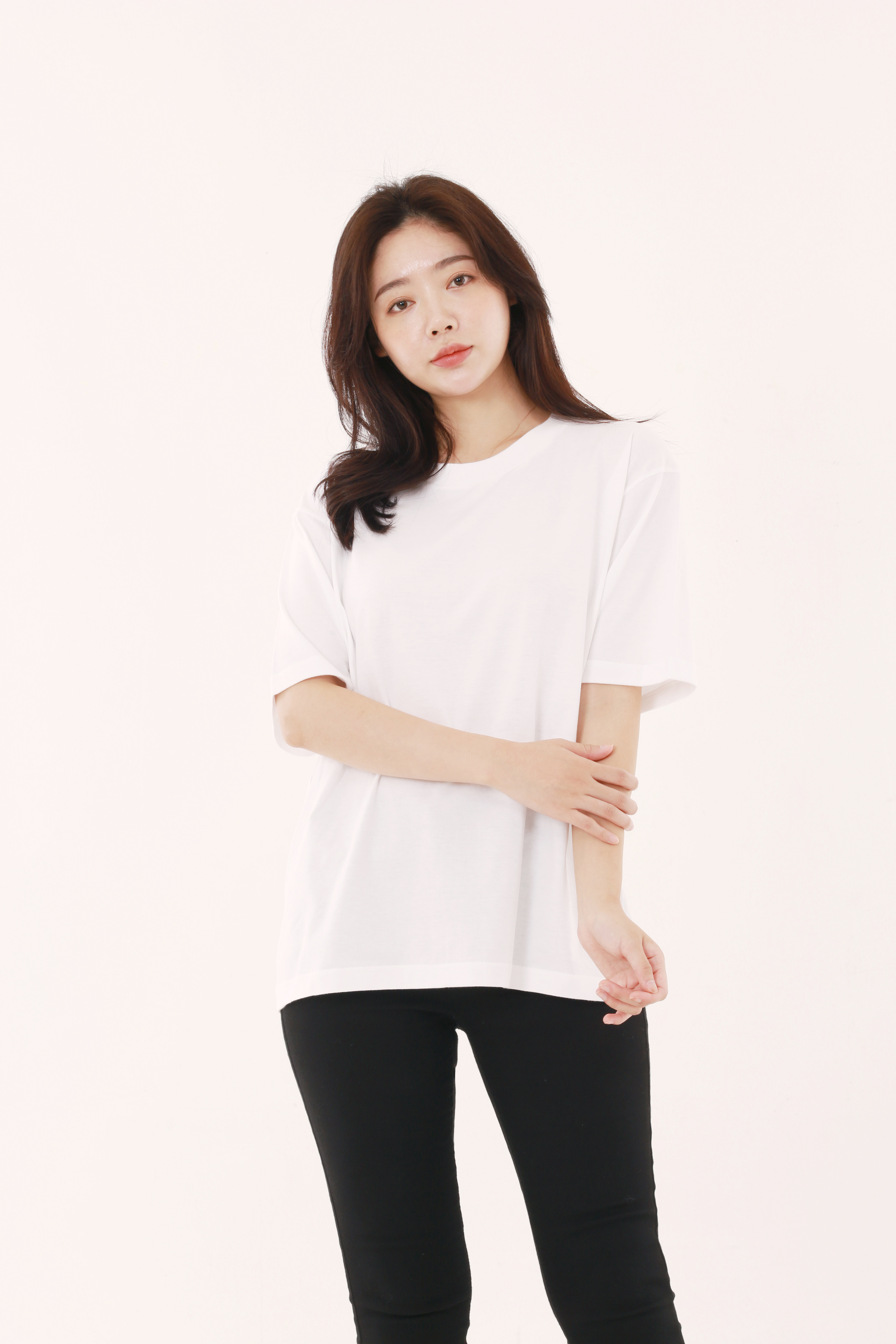 프린터스타 - 오버핏 라운드 티셔츠 17수 00113-BCV