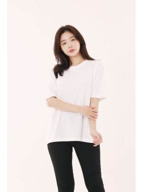 프린터스타 - 오버핏 라운드 티셔츠 17수 00113-BCV
