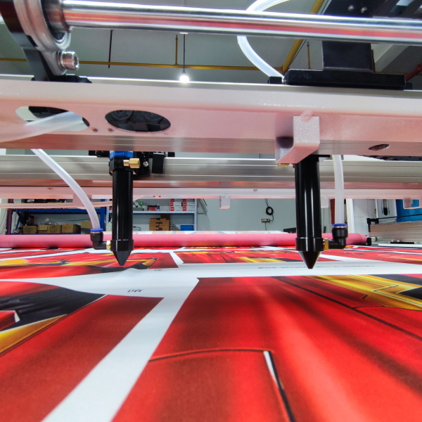 CCD 카메라 Fabric CO2 laser cutting machine (승화전사재단 가능)