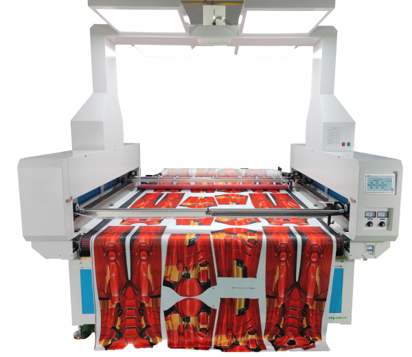 CCD 카메라 Fabric CO2 laser cutting machine (승화전사재단 가능)