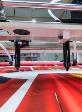 CCD 카메라 Fabric CO2 laser cutting machine (승화전사재단 가능)